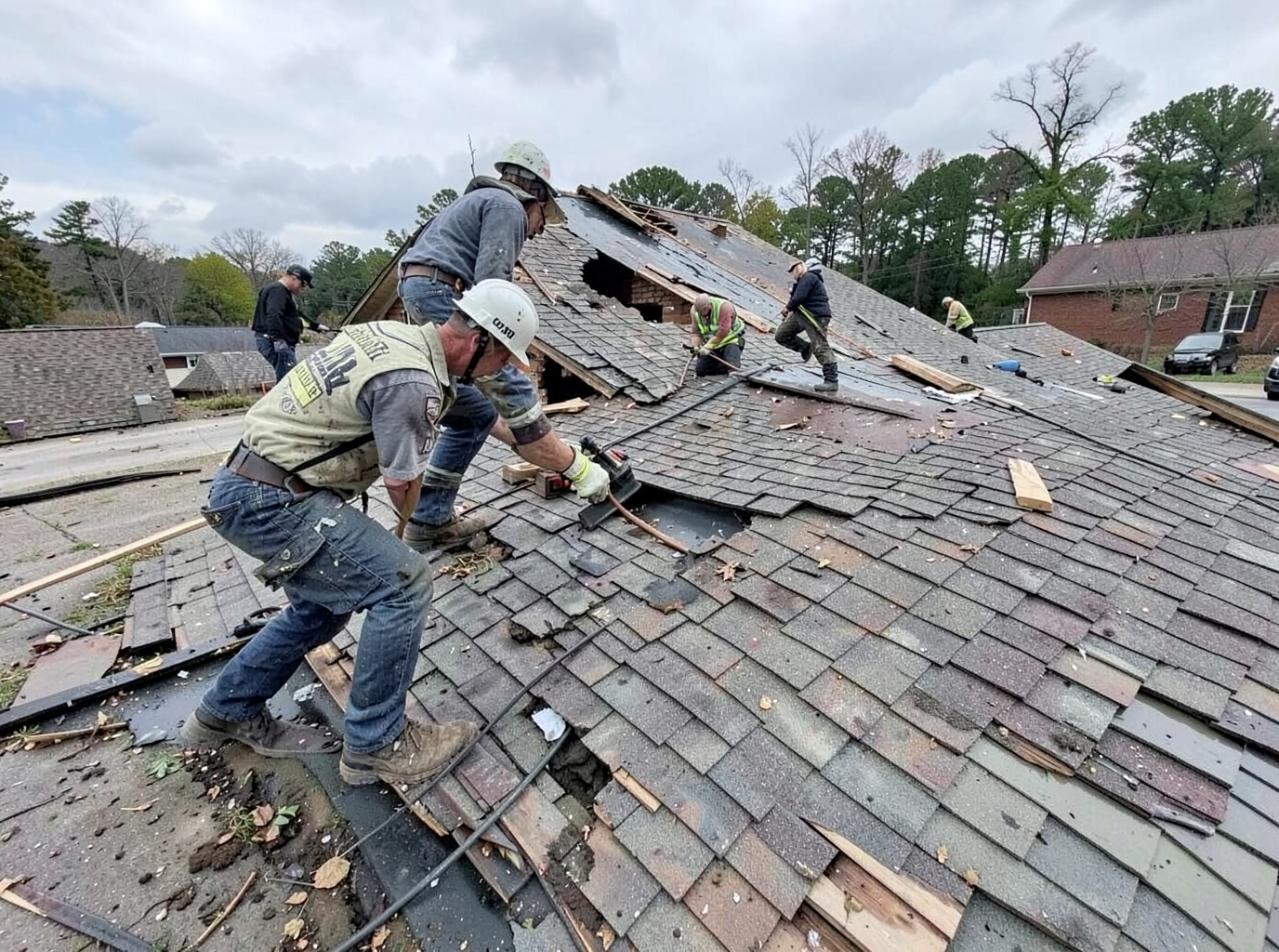 Storm Damage Roof Repair in Decatur